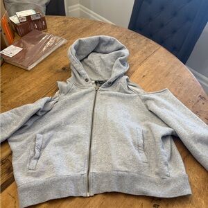 The Kooples Light Gray Women's Hoodie